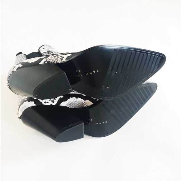 Zara cowboy ankle boots